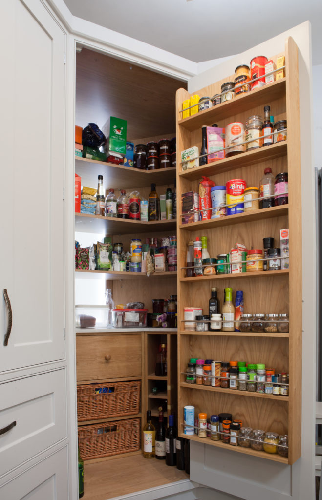 Walk-in pantry and larder